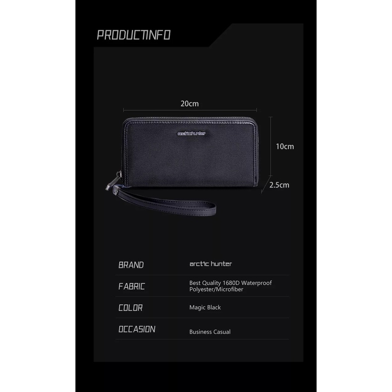 Arctic hunter Dompet Panjang Kartu Clutch Pria QB0011