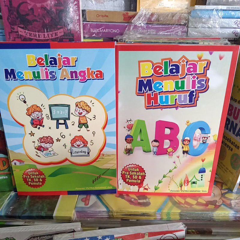 Belajar Menulis Huruf dan Angka