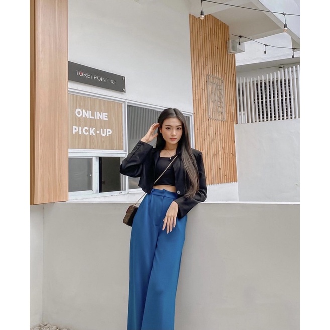 POTTIE - Ha-Ri Cullotes Pants - Long Culottes High Waist