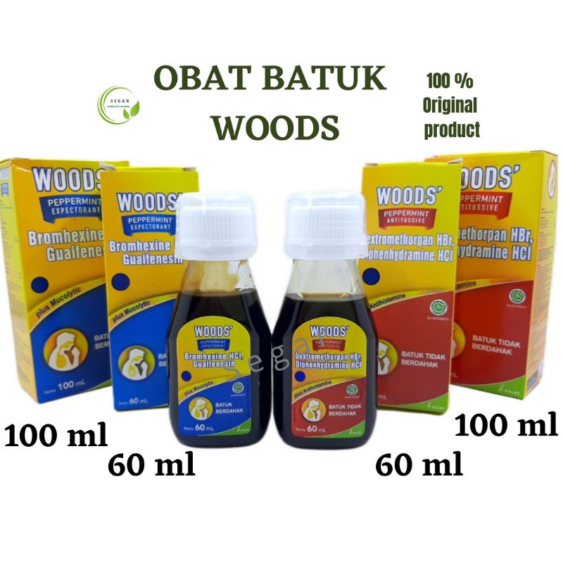 Woods Batuk Berdahak | Obat Batuk Woods Tidak Berdahak
