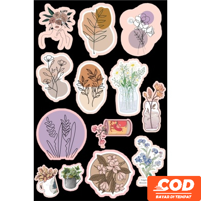 Sticker Aesthetic New Tumbler Sticker Mini Lucu
