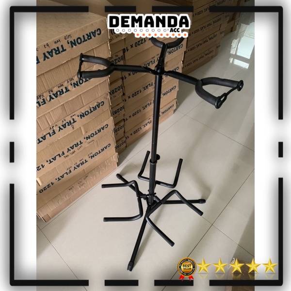 Stand gitar triple / stand untuk 3 gitar sekaligus mantap