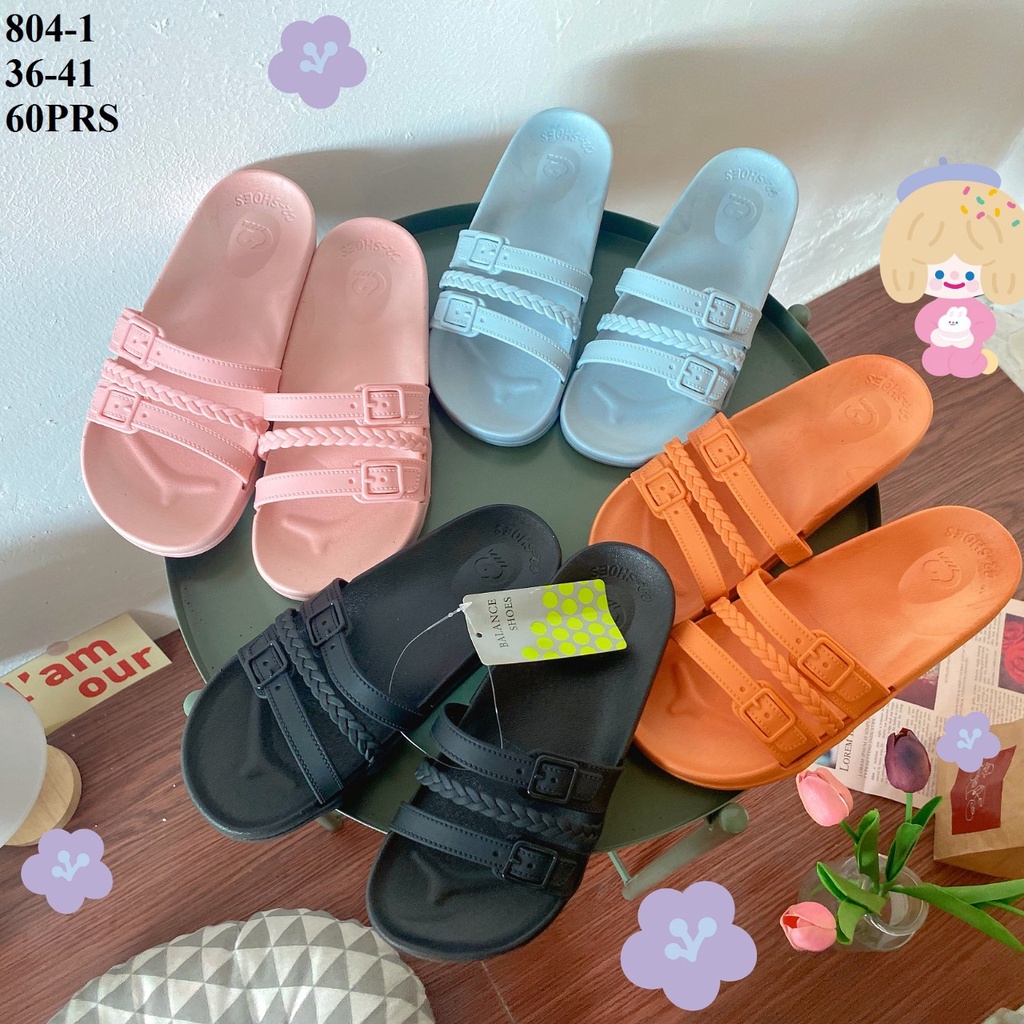 Sandal Jelly Selop Import Kepang 804-1