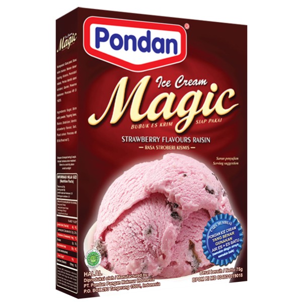 

pondan ice cream strawberry 160 gr bubuk es krim rasa stroberi