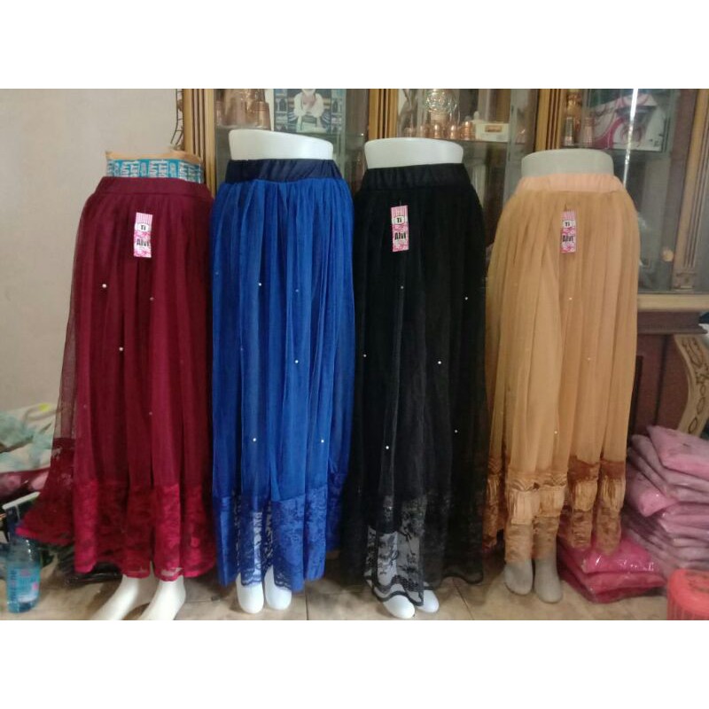 rok tutu renda premium(tanpa mutiara/polos)