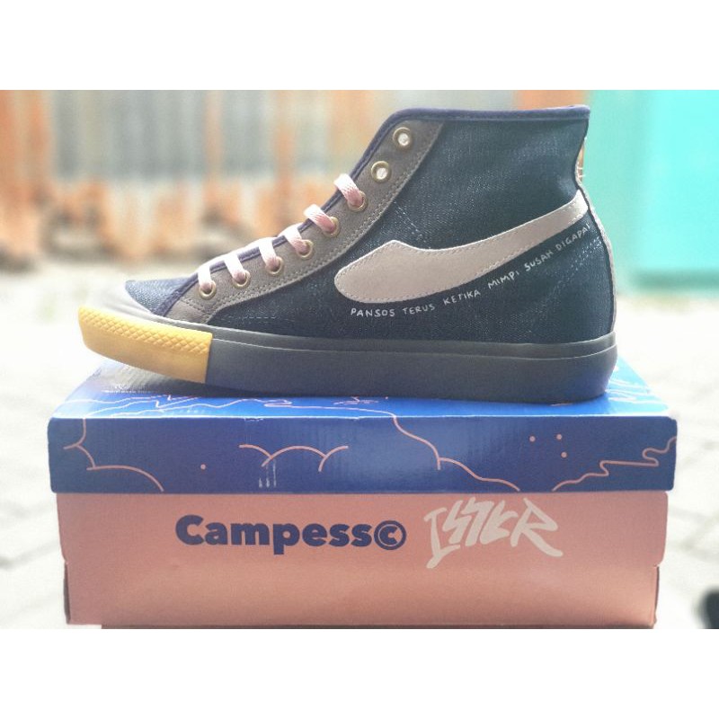Sepatu Campess x isser james "semesta ilusimu"