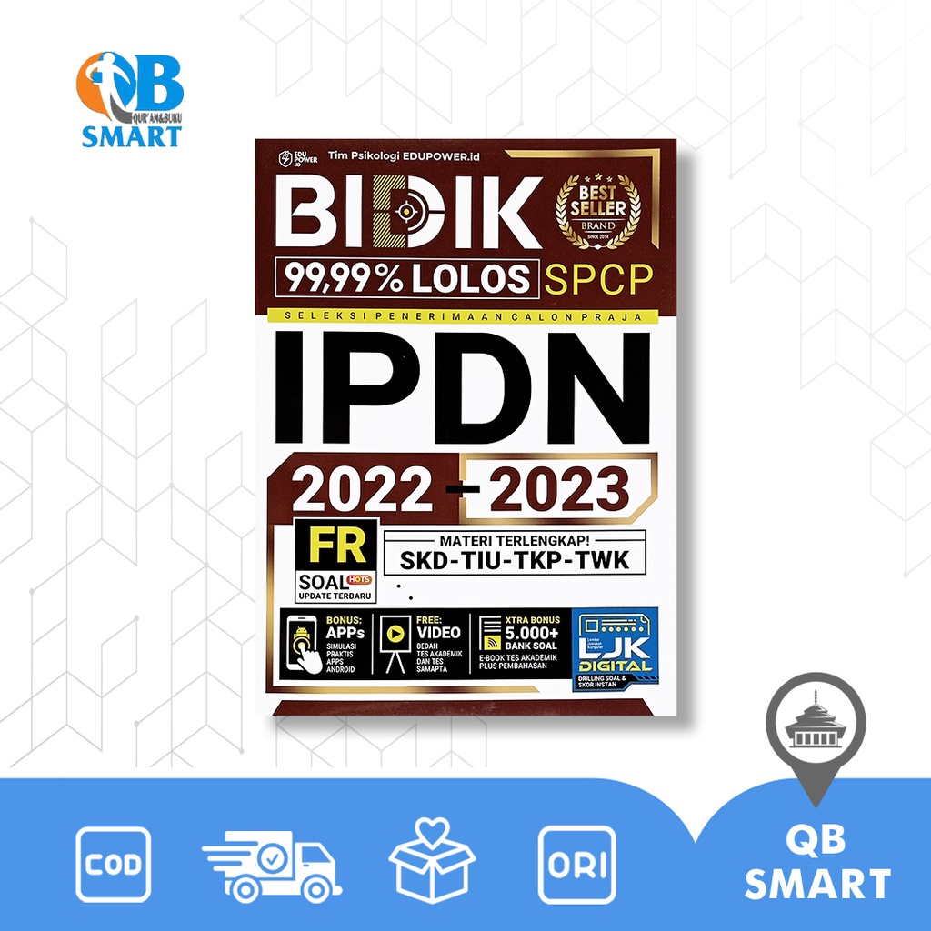 Buku Psikotes : Bidik 99,99% Lolos SPCP IPDN 2022-2023