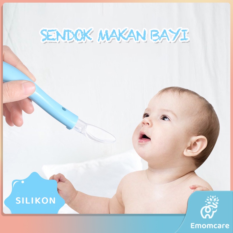 Jual Sendok Makan Bayi Bahan Silikon Sendok Makan Bayi Silikon Sendok