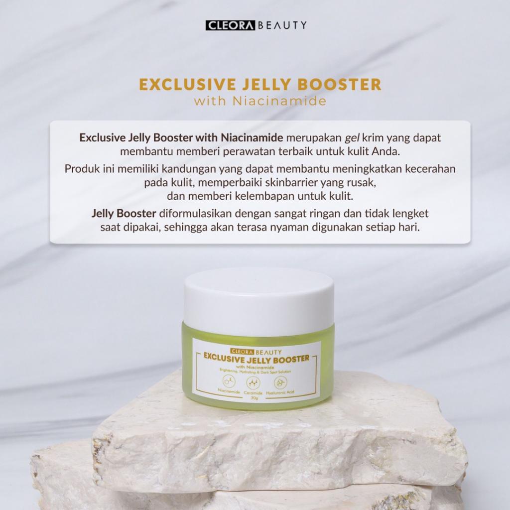 [ Agen Resmi ] Cleora Beauty - Exclusive Jelly Booster with Niacinamide | Moisturizer Gel Original BPOM