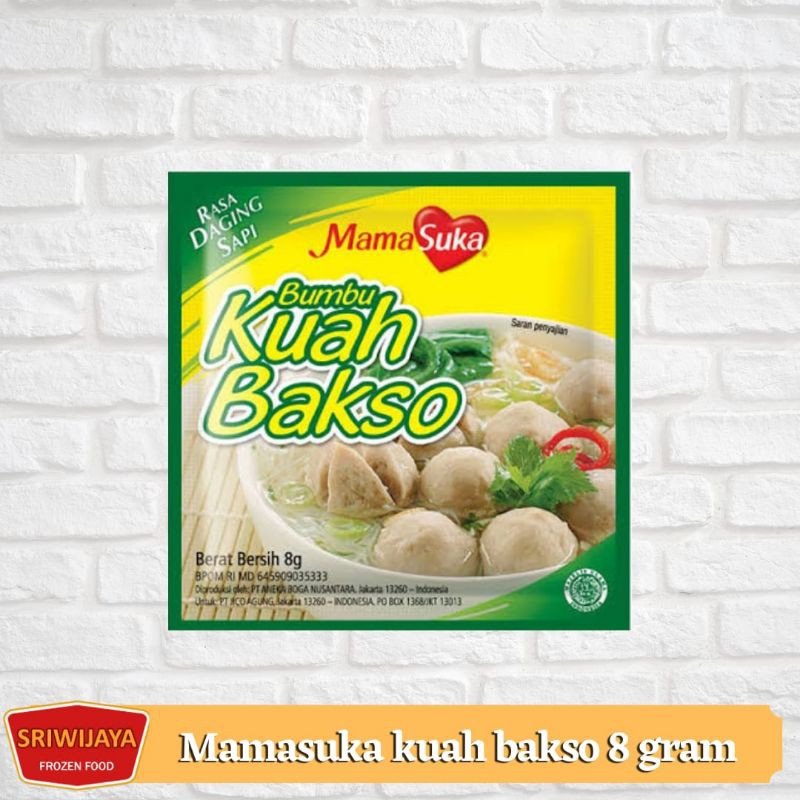 

Mamasuka bumbu kuah bakso 8 gram