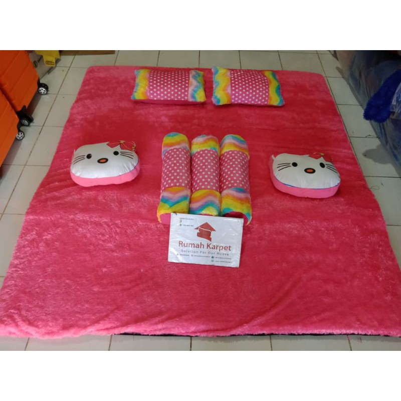 Karpet kraktet 7 bantal