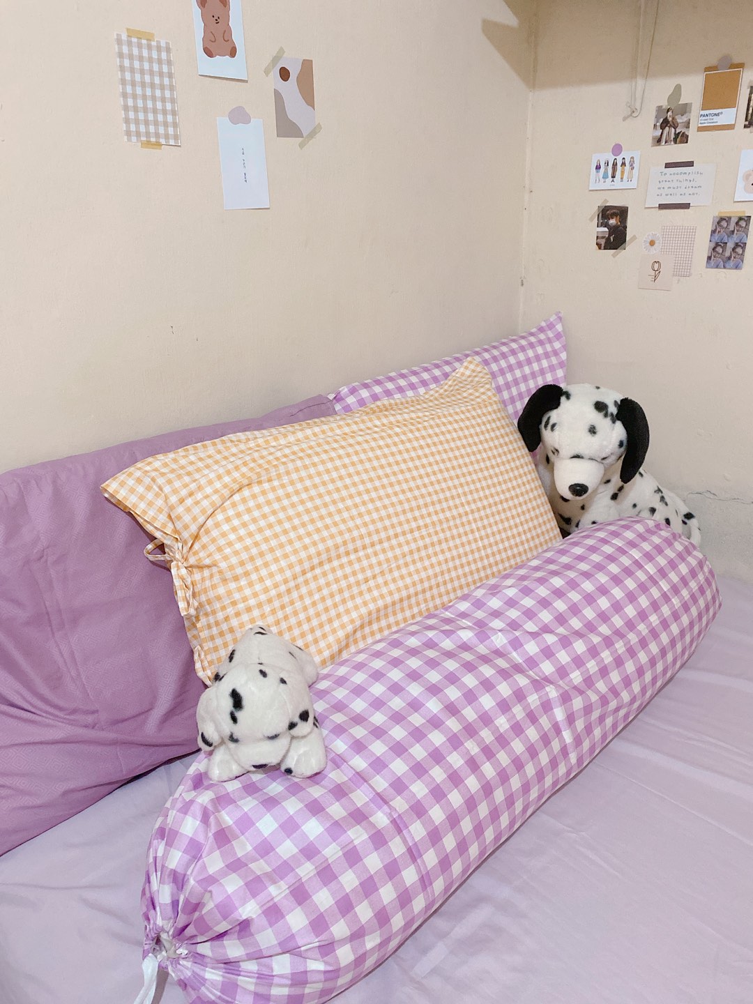 Hana Pillowcase | Sarung Bantal Guling Korea | Lilac