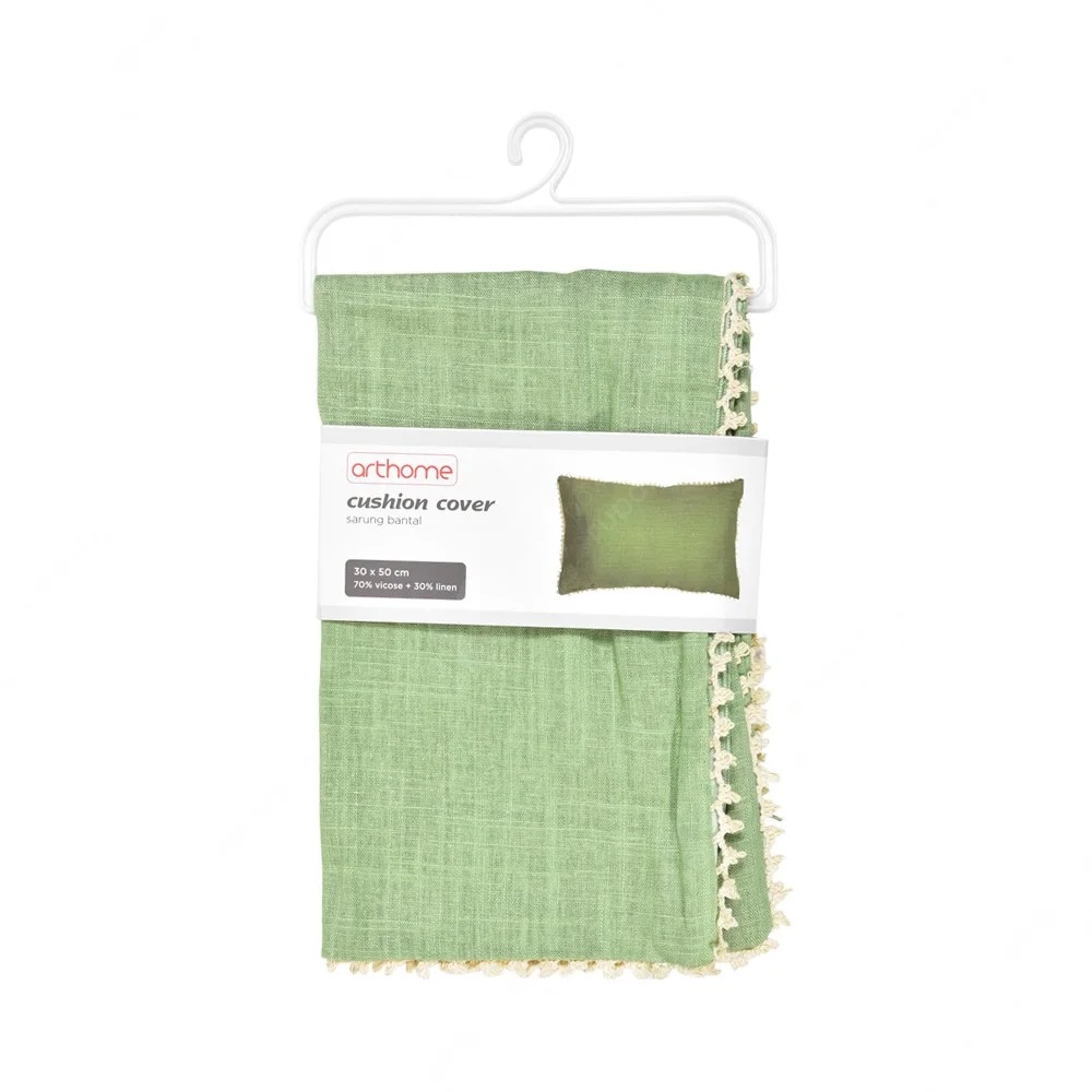 ACE Arthome 30x50 Cm Sarung Bantal Sofa Dengan Hem - Hijau Teal
