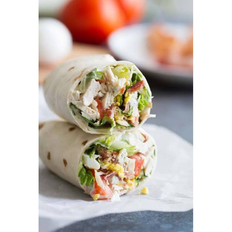 

salad wrap fresh ayam / daging