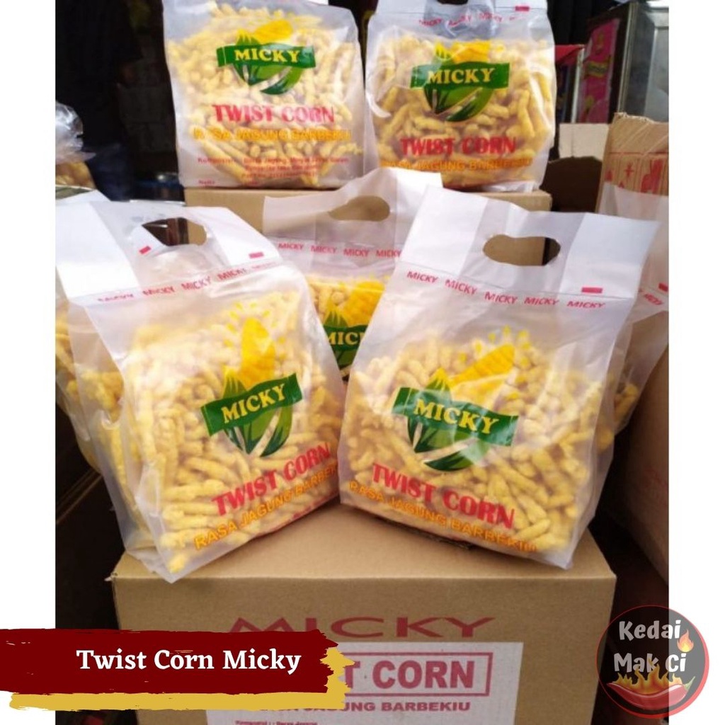 

Twist corn jagung micky makanan ringan
