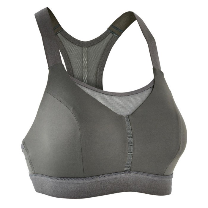 Original Kalenji Sport Bra Padded Khaki Wanita Dewasa Decathlon 8595376 - S CD