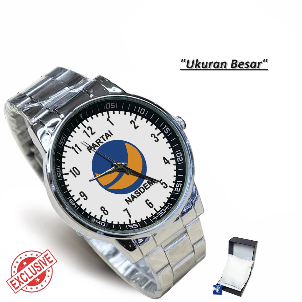 Jam Tangan Rantai Couple PARTAI NASDEM - 01 (Nice)