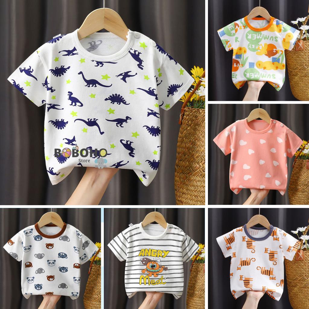 BOBOHO - ATASAN KAOS ANAK LAKI-LAKI LENGAN PENDEK / BAJU BAYI IMPORT / KAOS DISTRO ANAK IMPOR PART 2