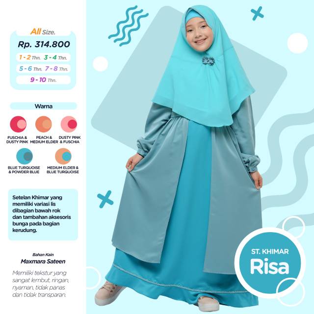 Setalan Anak Risa - Gamis Anak - Bani Batuta