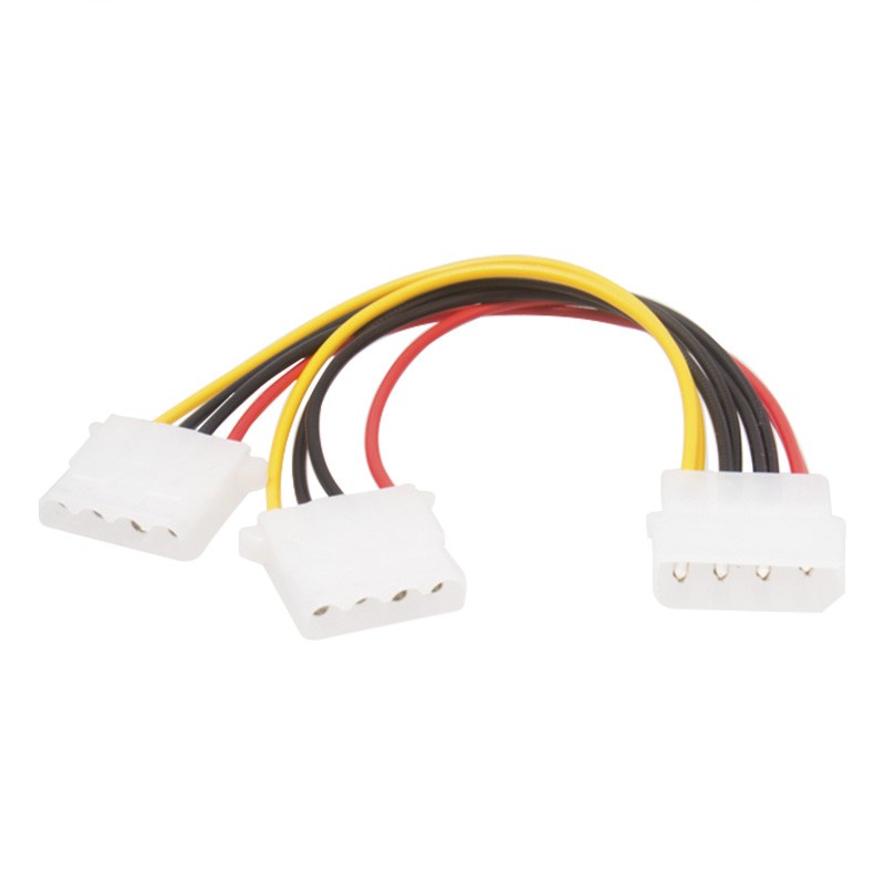 Kabel Splitter Molex 4pin male to Triple 3 Molex 4pin Female Extension