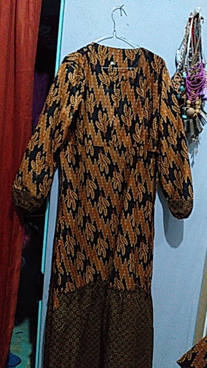 Gamis Batik Manggar, Padi,sekar,cantik,kubis,kipas,daun,kupu,nadine,gendis