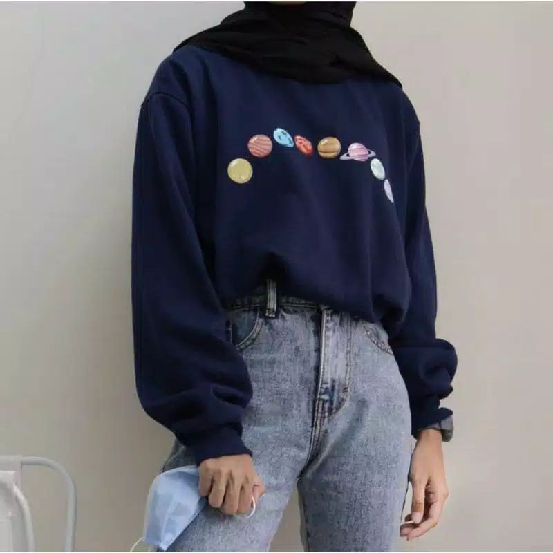 PLANET STREET OBLONG SWEATER PRIA WANITA KEKINIAN TERMUAH