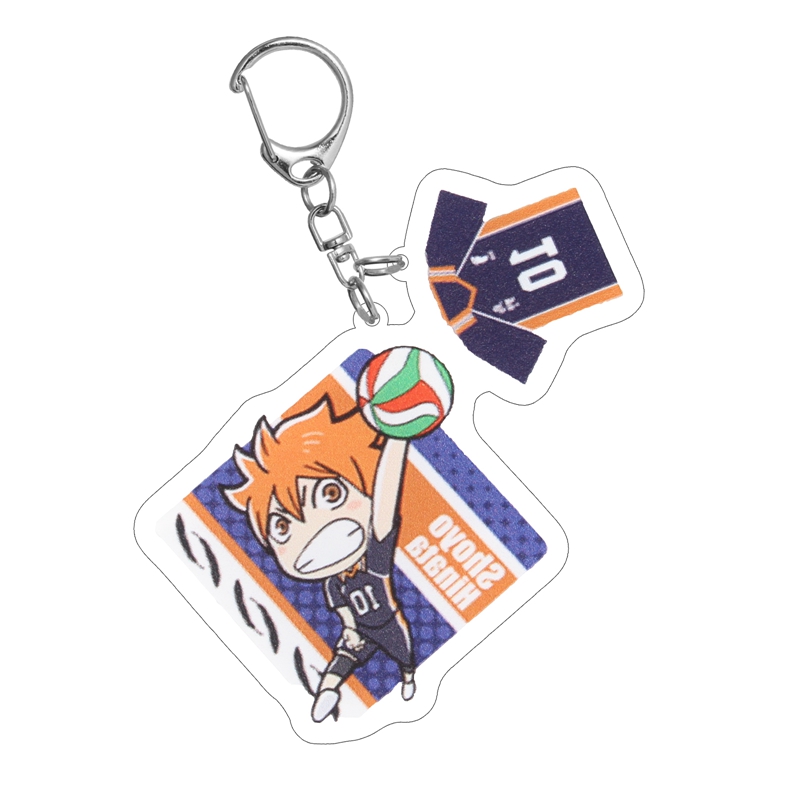 Gantungan Kunci Anime Karasuno High School Doomed Bahan Metal