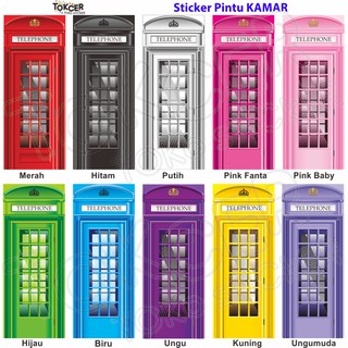 Stiker Pintu Kamar MANDI RED BOX TELEPHONE Shopee Indonesia Stiker Pintu Kamar MANDI RED BOX TELEPHONE Shopee Indonesia