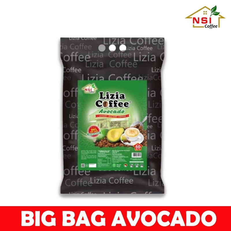 

Avocado Coffee Kopi Avocado Kopi Alpukat Lizia Coffee 30gr x 50 sachet