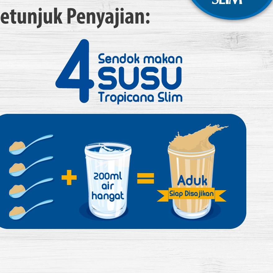 

Telah Hadir Twin Pack - Tropicana Slim Susu Low Fat Macchiato Coffee 500 gram - Bantu Turunkan Kolesterol SH5'