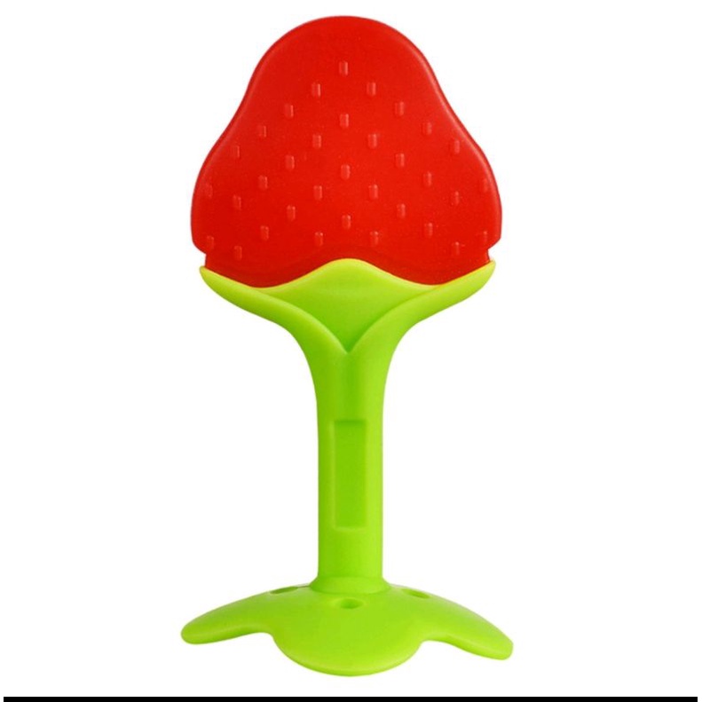 C Gigitan Bayi Silikon  Theether Bayi Bentuk Buah Baby Teether mainan bayi BPA FREE Silicone