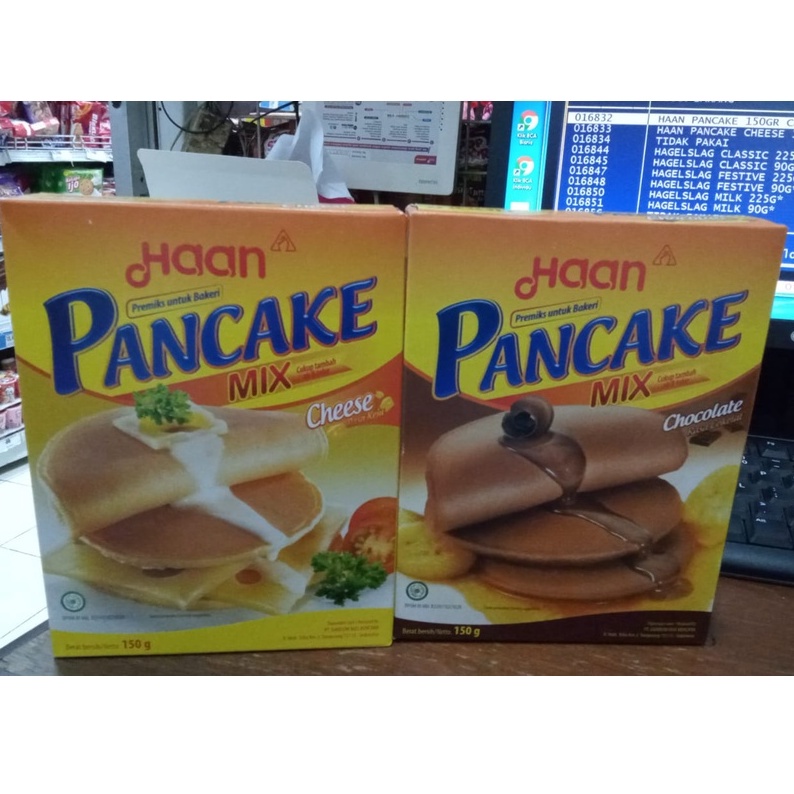 

Haan Pancake Mix Cheese / Chocolate 150gr