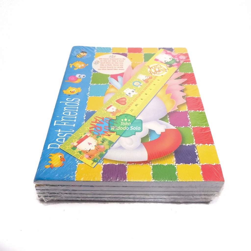 

Buku Tulis Garis Egret 78 Lembar Fancy Ukuran 16x21cm - 1 Pack Isi 5 Buku