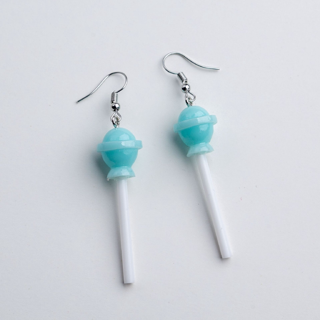 Anting Tusuk Bentuk Permen Lolipop Untuk Hadiah Natal