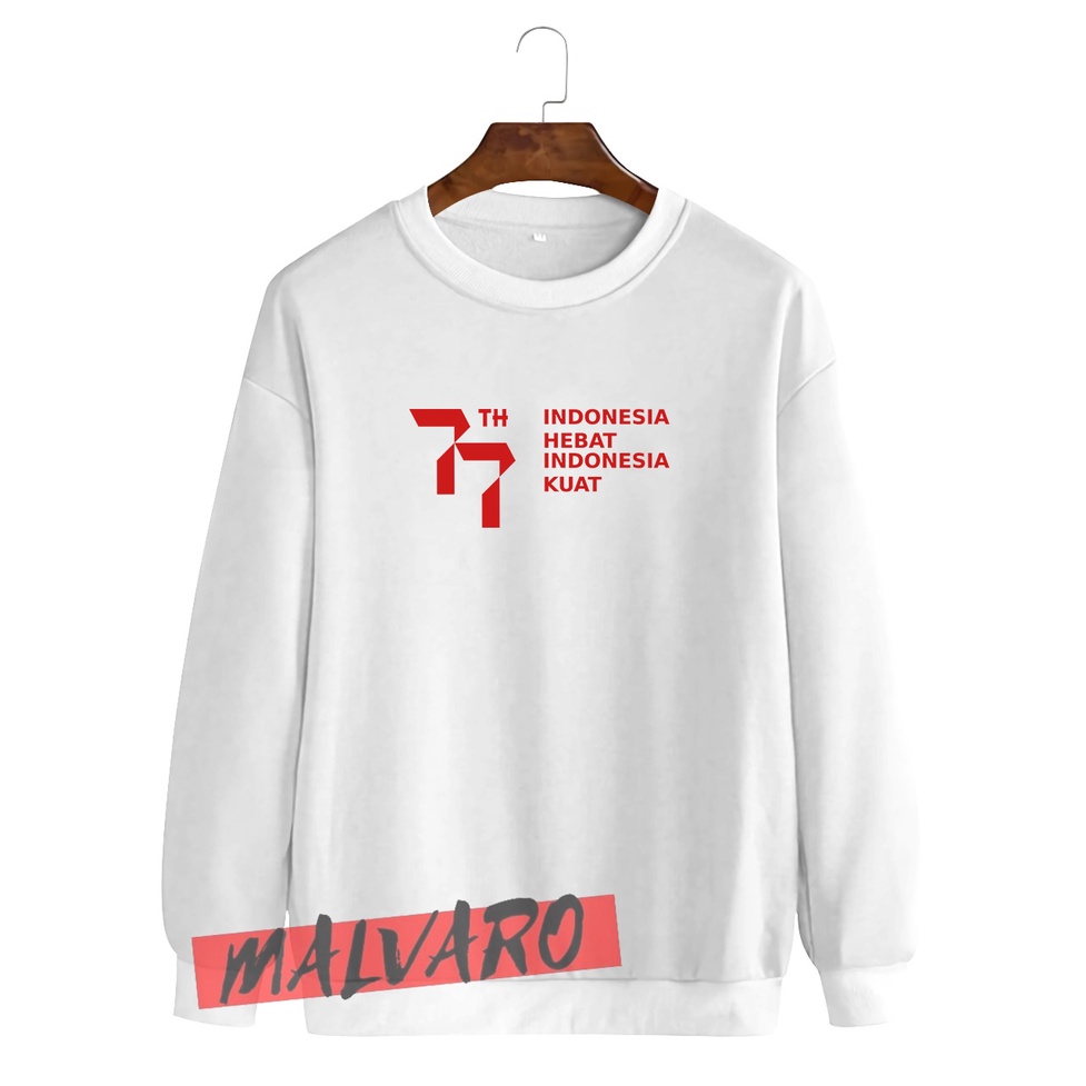 Crewneck HUT RI 77 2022 / Sweater 17 Agustus 1945 2022 / Sweater 17 Agustusan-3