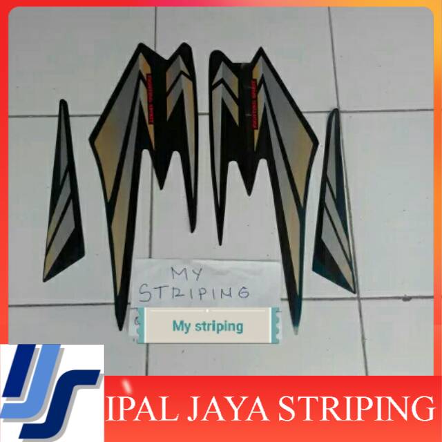 Stiker RX King 2002 hijau