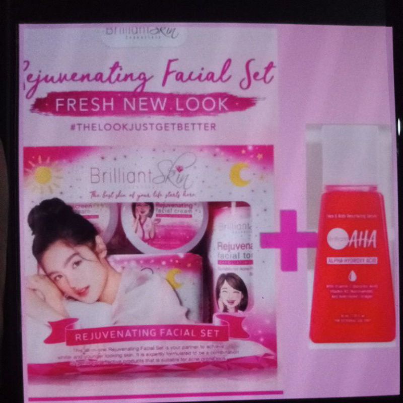 

Paket Hemat Briliant rejuventing + serum aha