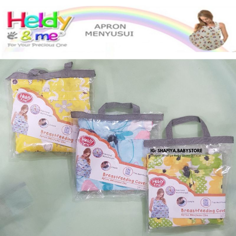 Heldy &amp; Me Apron Menyusui Breastfeeding Cover