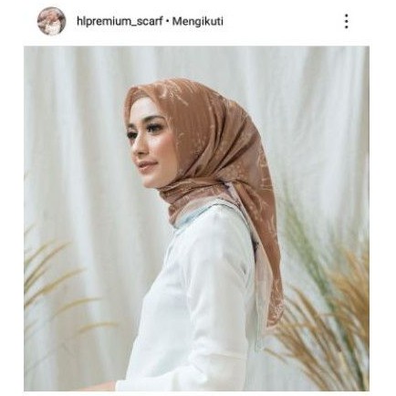 preloved magala scarf by heaven lights warna deep mustard