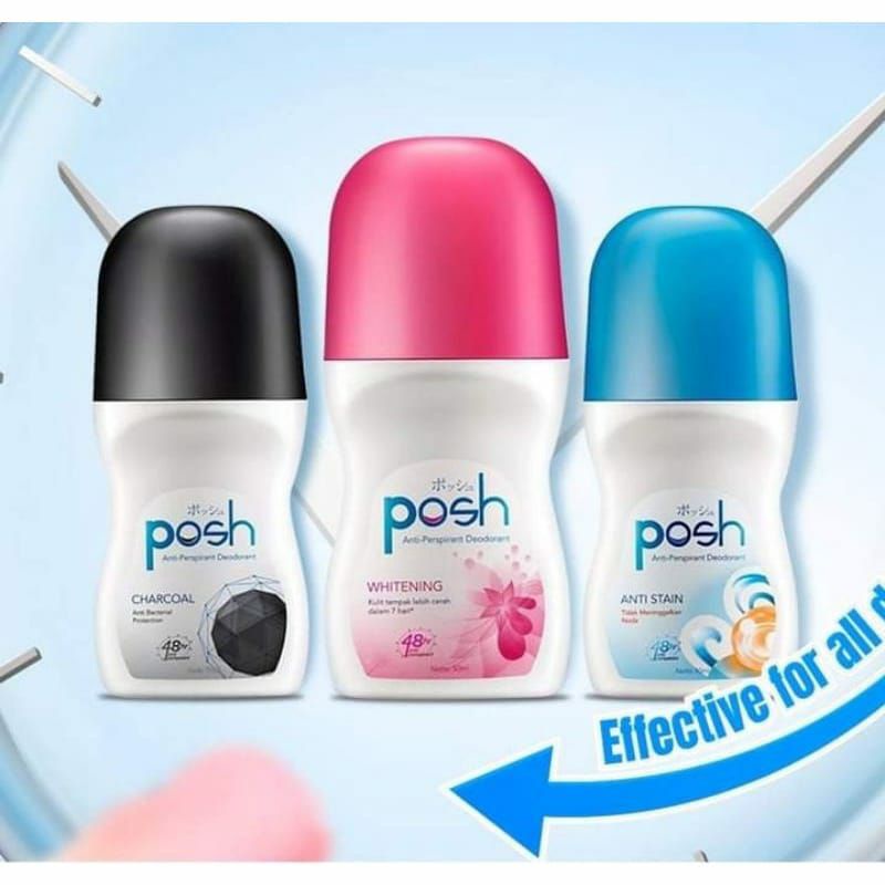 ROLL ON POSH ANTI PERSPIRANT DEODORANT 50ML-ORIGINAL 100%