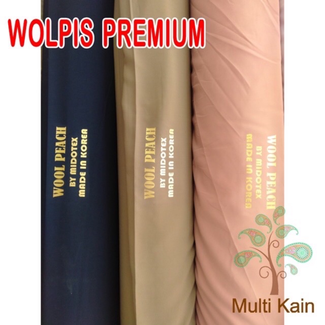 Bahan Kain Wolpis wolfis wolvis Monalisa Premium 1 Roll 50 yard