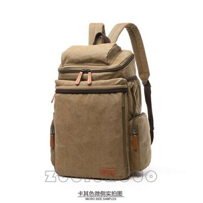 Tas punggung kanvas 9028,ransel,gemblok,backpack