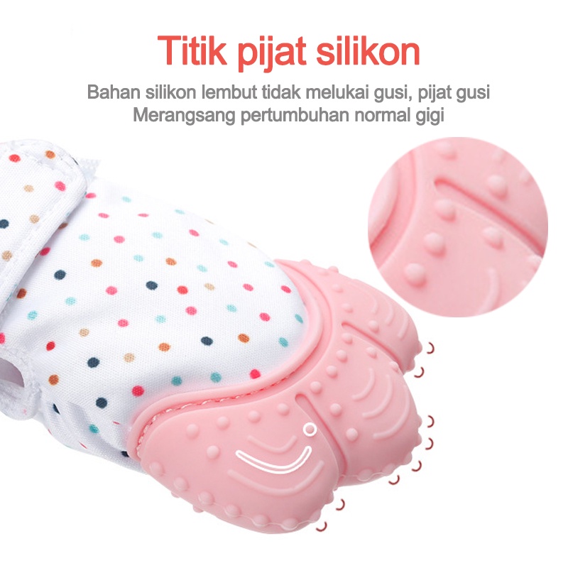 Teether bayi/NEW PRODUCT Sarung Tangan Teether Bayi/Mitten Baby Glove Teether/Sarung tangan baby teether L158