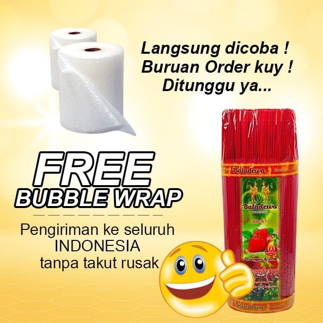 Dupa/ Hio Wangi Harum Baladewa 39 cm 3 Kg 1.4 mm Strawberry merah