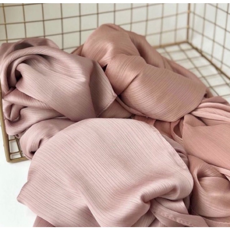 KAIN SIFON SILK CRADENZA KRINGKEL SATEN BAHAN KERUDUNG BAHAN JILBAB BAHAN ROK MEWAH / CRADENZIA SILK