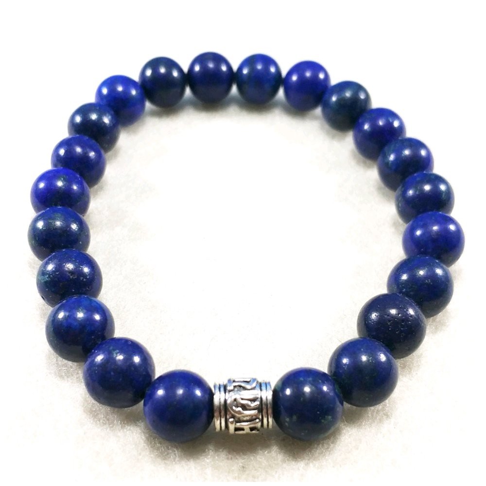 GELANG NATURAL LAPIS LAZULI BEST BRACELET PREMIUM COLLECTION PERAK 925