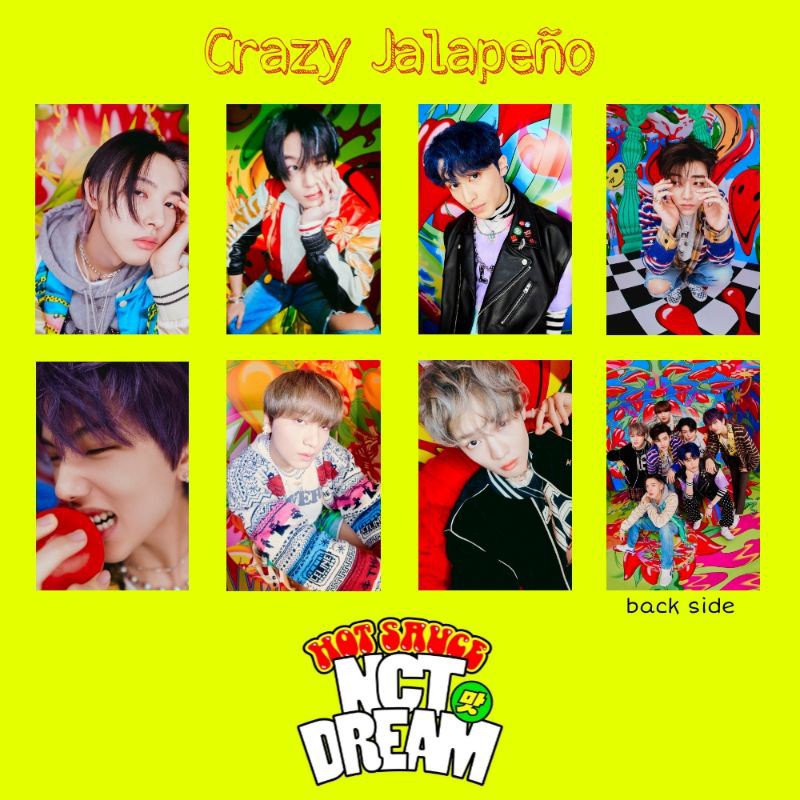 NCT Dream Hot Sauce Acrylic Clear Keychain Gantungan Kunci Akrilik Bening (BACA DESKRIPSI)