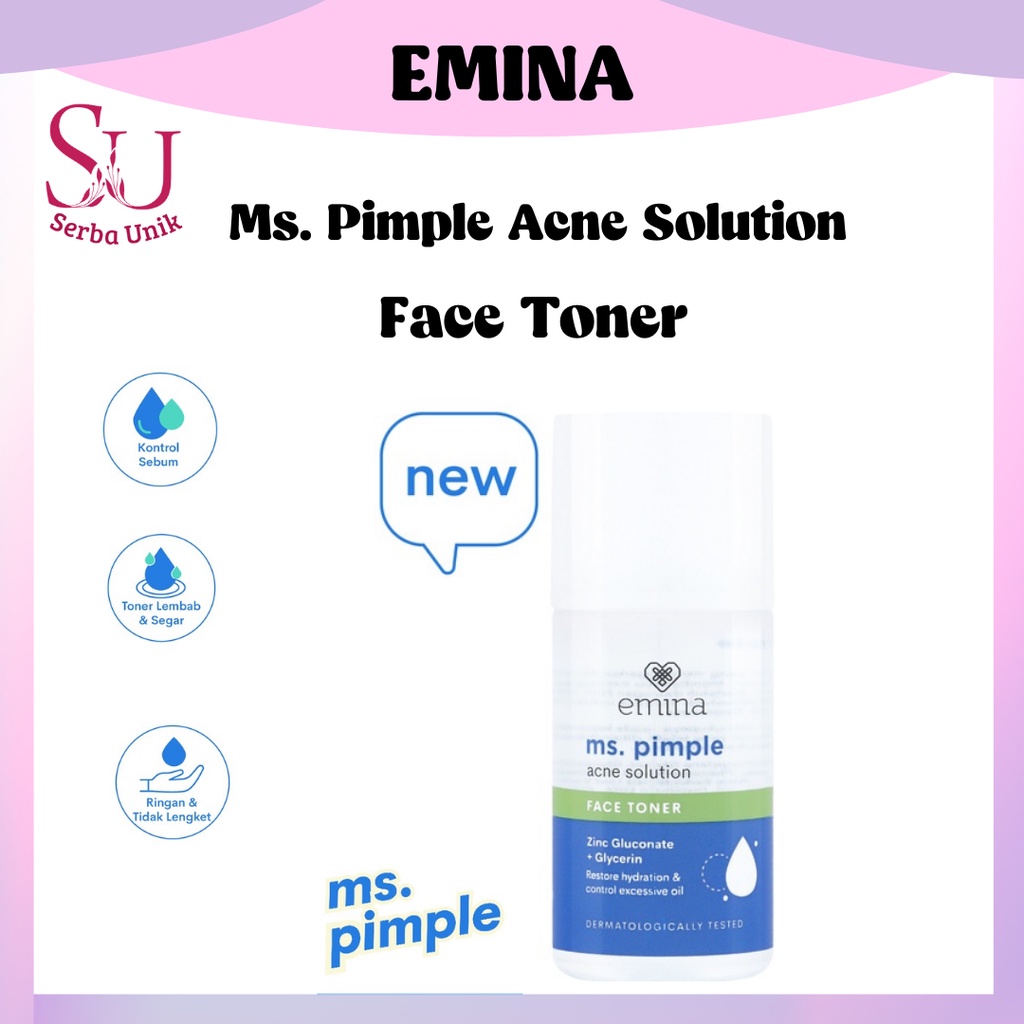 Emina Ms Pimple Acne Solution Face Toner 50ml