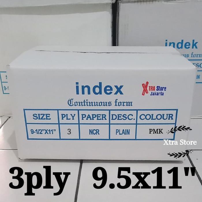 

Kertas / Kertas Continuous Form 3Ply 9.5 X 11Inch Berkualitas
