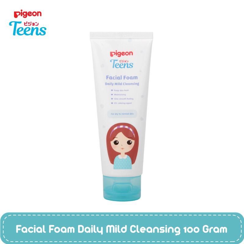 Pigeon Teens Facial Foam 100gr- Pigeon Sabun Cuci Muka Kulit Berminyak, Jerawat, Normal 100gr